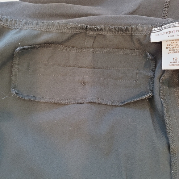 Liz Lange For Target Black Maternity Pants Women's Size 12 - Picture 11 of 14